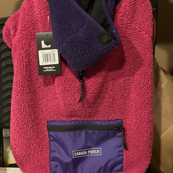 🆕 CANADA POOCH SHERPA “COOL FACTOR HOODIE” DOG COAT”NEW with TAGS - Picture 2 of 9